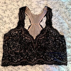 Torrid Curve Racerback Lace Bralette Size 2